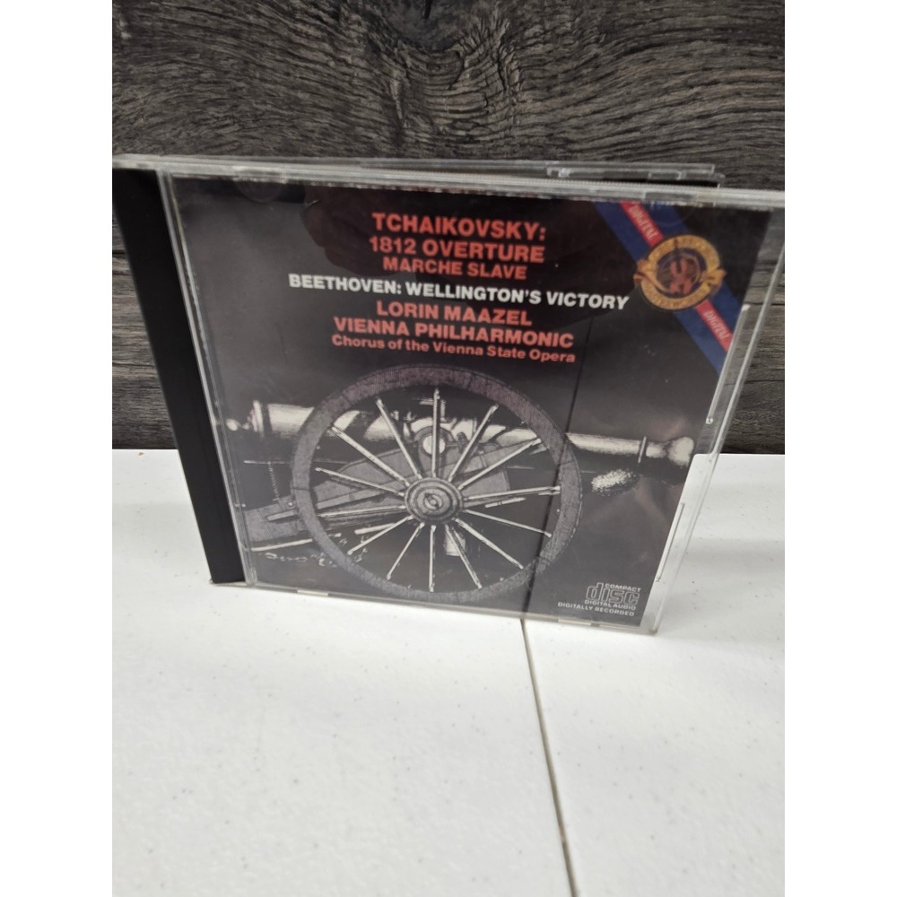 Tchaikovsky 1812 Overture Beethoven Wellington's Victory CD Lorin Maazel Vienna